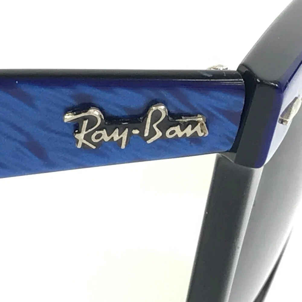 Vintage B&L Ray-Ban Sunglasses WAYFARER Neat Street Electric Blue w/ G-15 Lenses